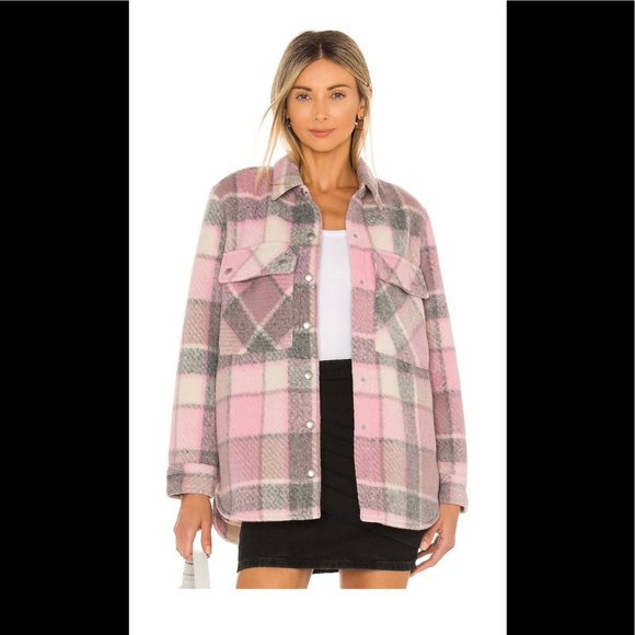 BLANKNYC Flannel Shacket in cabin fever - Picture 5 of 5